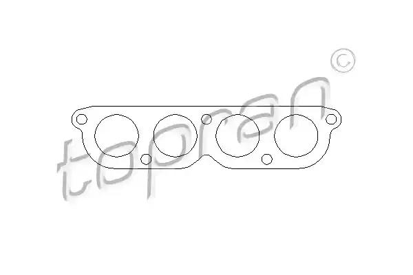 Ущільнення, впускний колектор 100725 TOPRAN