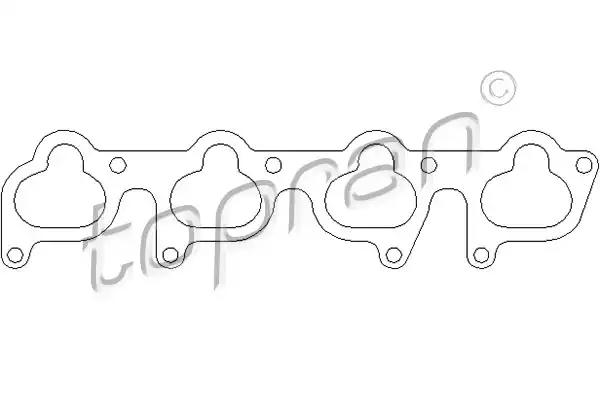 Ущільнення, впускний колектор 100727 TOPRAN