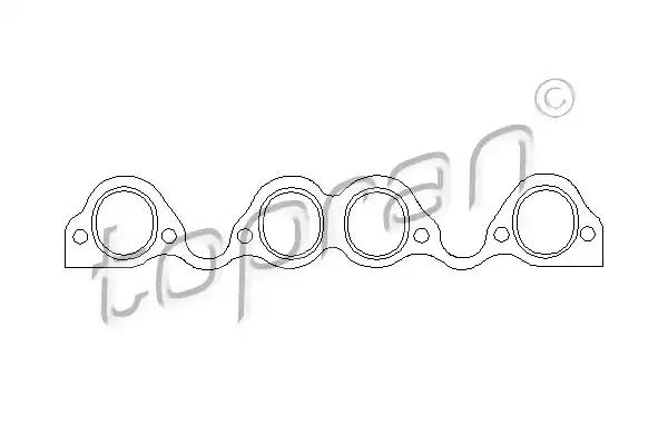 Ущільнення, впускний колектор 101461 TOPRAN