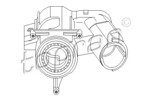 Obudowa stacyjki vag 102413 TOPRAN