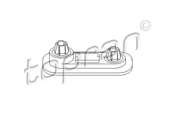 Кронштейн буфер 102545 TOPRAN