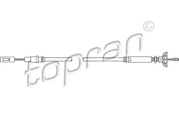 Тросовий привод, привод зчеплення 102646 TOPRAN