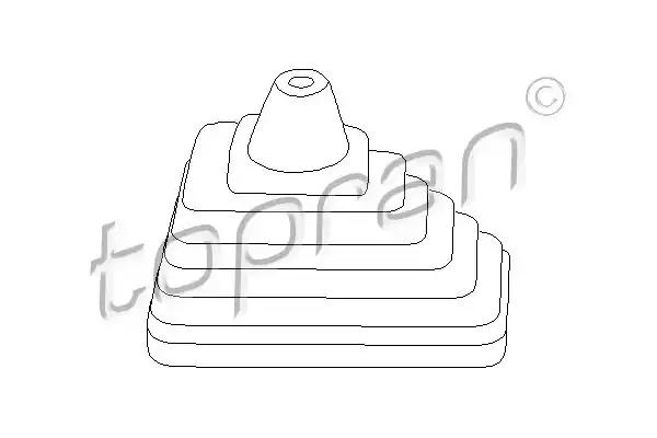 Обшивка важеля перемикання 102844 TOPRAN