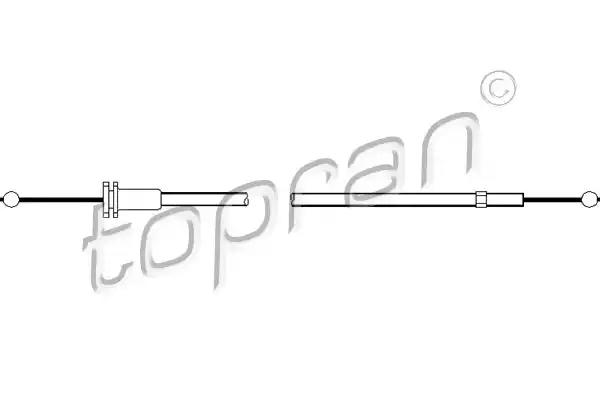 Тяга кришки капота 103148 TOPRAN