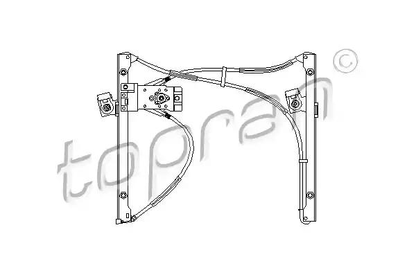Podnosnik szyby przod pr mechan 3d 104044 TOPRAN