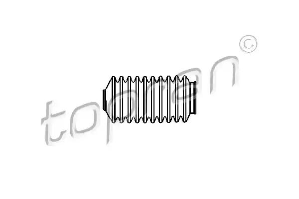Гофрований кожух механізм рульового керування 104222 TOPRAN