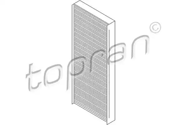 Фільтр, повітря у салоні 104419 TOPRAN