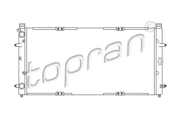 Радіатор, система охолодження двигуна 105746 TOPRAN