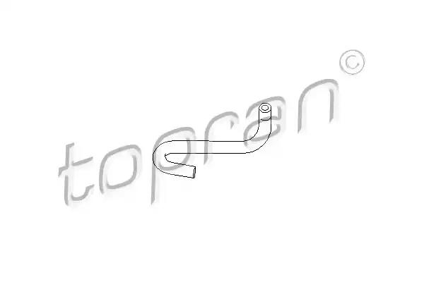 Шланг радіатора 107381 TOPRAN