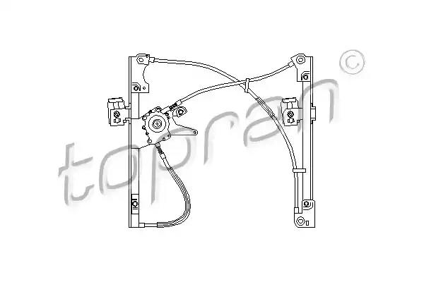 Podnosnik szyby przod pr elektr 107389 TOPRAN