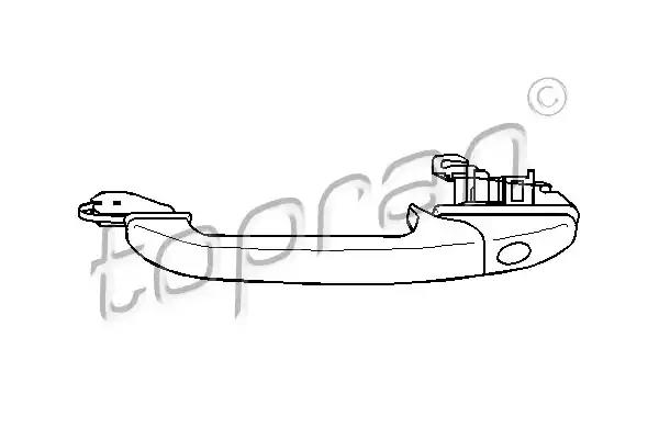 Ручка двері 107536 TOPRAN