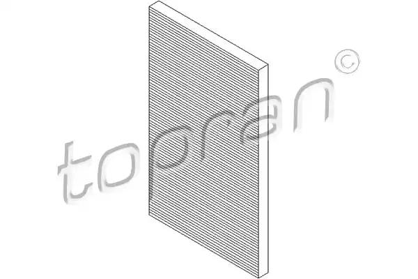 Фільтр, повітря у салоні 108410 TOPRAN
