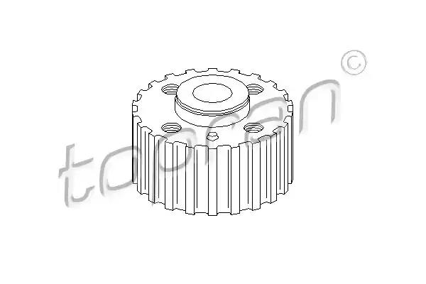 Зубчасте колесо колінчатий вал 108697 TOPRAN