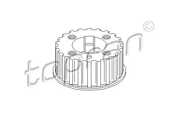 Зубчасте колесо колінчатий вал 108699 TOPRAN