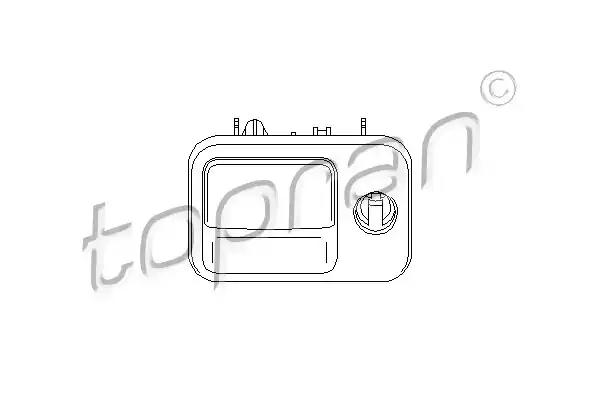 Замок ящика для речей 109077 TOPRAN
