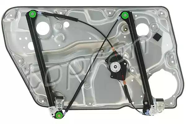 Склопідйомник без мотора з картою передній правий 110558 TOPRAN