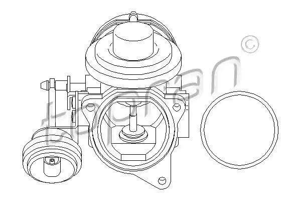 Zawor egr 110872 TOPRAN