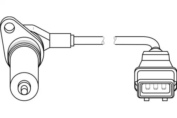 Імпульсний датчик, колінчатий вал 111364 TOPRAN