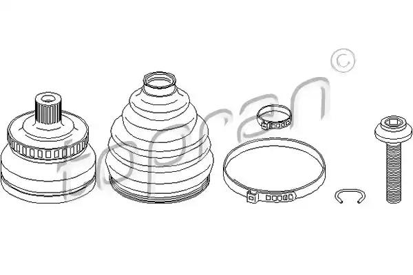 Комплект шарнірів, приводний вал 111727 TOPRAN