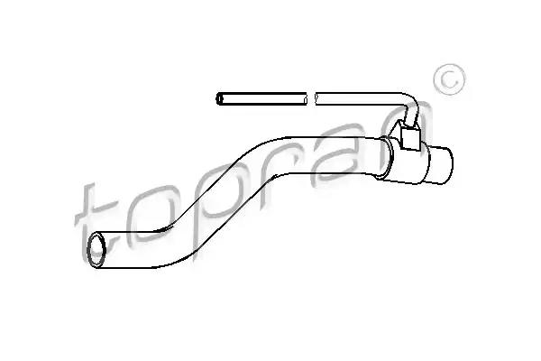 Шланг радіатора 111978 TOPRAN