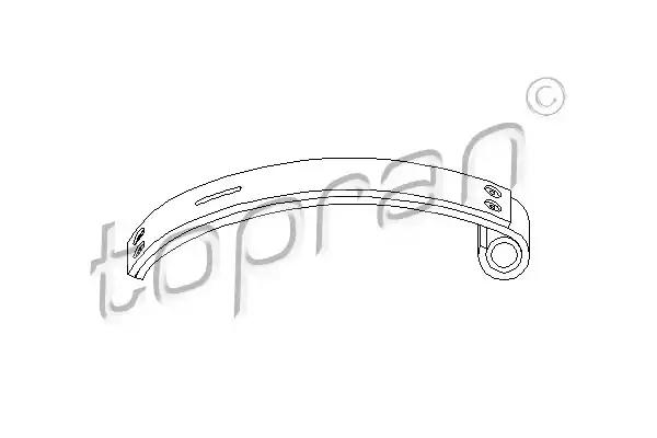 Натяжна планка, ланцюг керування 112120 TOPRAN