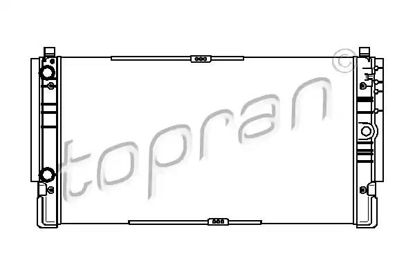 Радіатор, система охолодження двигуна 113326 TOPRAN