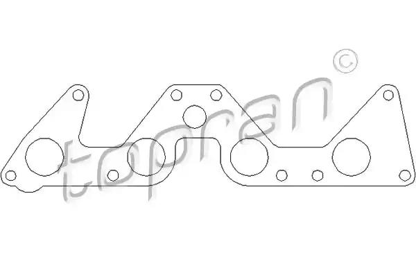 Ущільнення, впускний колектор 201679 TOPRAN