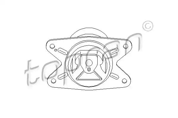 Опора, двигун 205858 TOPRAN