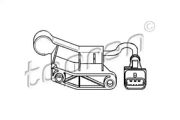 Czujnik położenia wałka rozrządu opel 206206 TOPRAN