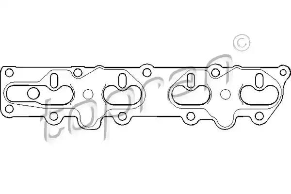 Uszczelka kolektora wydech 206603 TOPRAN