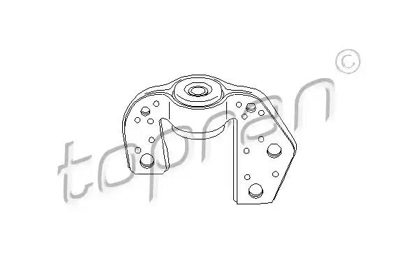 Кронштейн, опора поперечного важеля підвіски 207010 TOPRAN