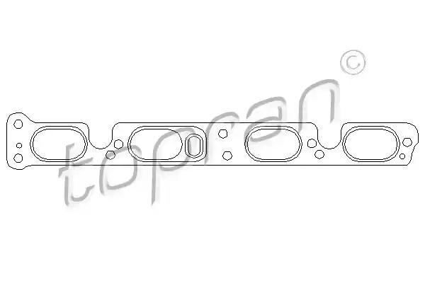 Uszczelka kolektora ssacego 207154 TOPRAN