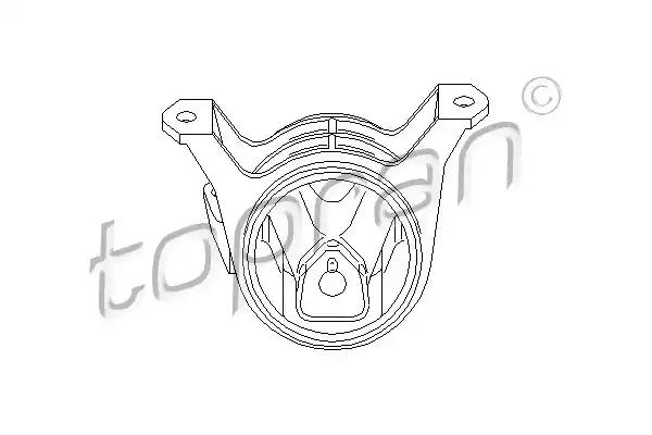 Опора, двигун 207208 TOPRAN