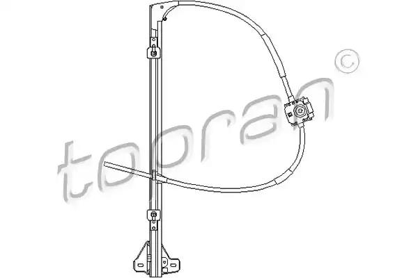 Podnosnik szyby przod le mechan 207357 TOPRAN