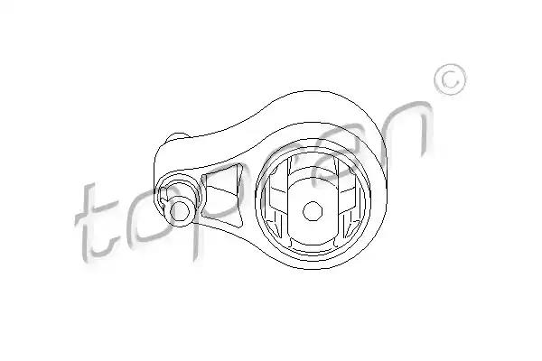 Poduszka silnika tylna 207765 TOPRAN