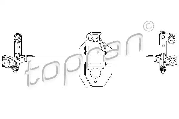 Тяги склоочисника 207944 TOPRAN