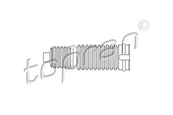Гофрований кожух механізм рульового керування 300178 TOPRAN