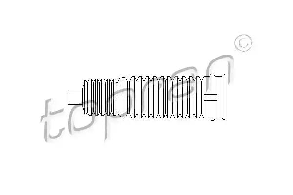 Гофрований кожух, механізм рульового керування 302206 TOPRAN