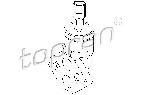 Клапан регулювання холостого ходу подача повітря 302681 TOPRAN