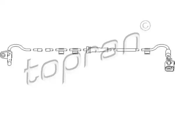 Датчик, кількість обертів колеса 303960 TOPRAN