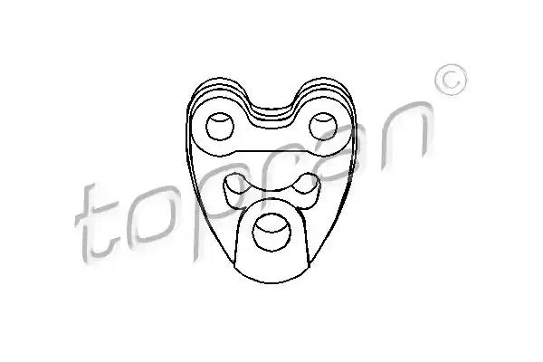 Кронштейн, система відведення вг 400228 TOPRAN