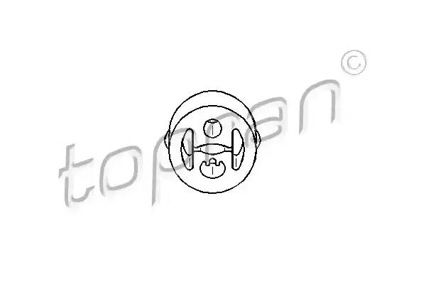 Кронштейн, система відведення вг 400232 TOPRAN