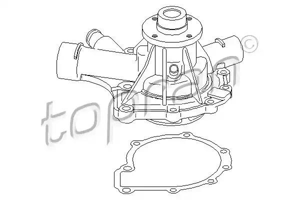 Насос охолоджувальної рідини, охолодження двигуна 401176 TOPRAN