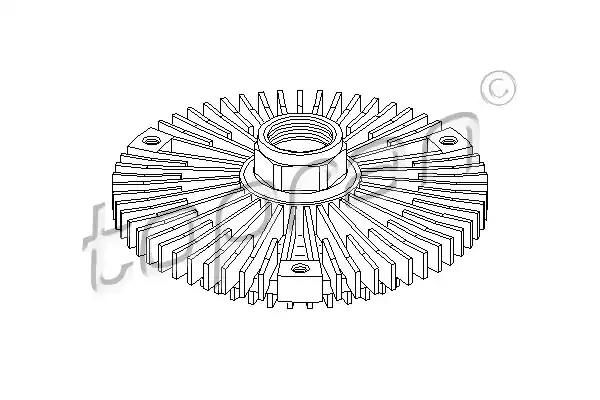 Sprzeglo wentylatora chlodn 401187 TOPRAN
