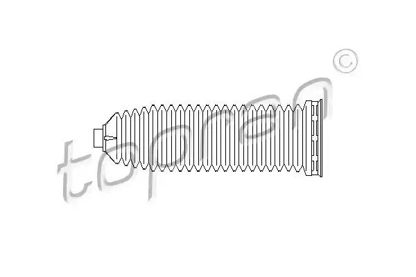 Гофрований кожух, механізм рульового керування 401741 TOPRAN