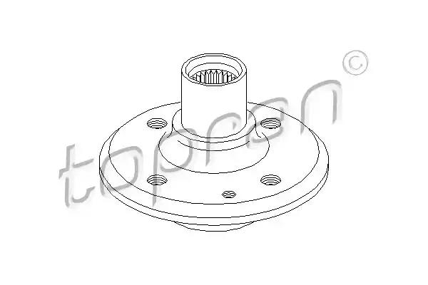 Маточина колеса 500358 TOPRAN