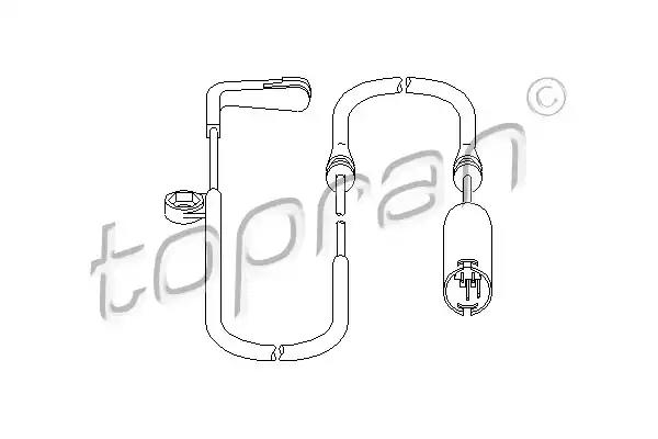 Датчик зносу гальмівних колодок 500667 TOPRAN