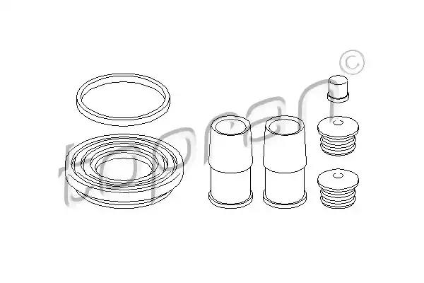 Ремонтний комплект, гальмівний супорт 500955 TOPRAN