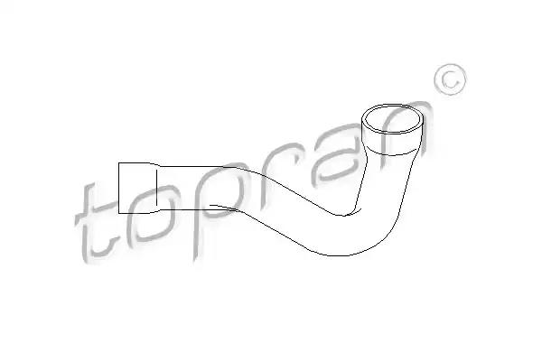 Шланг радіатора 501258 TOPRAN
