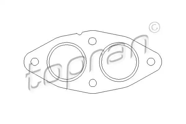 Ущільнення, вихлопна труба 501281 TOPRAN